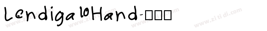 Lendiga Hand字体转换